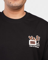 TORINESE "Inspire Black" Graphic Oversize