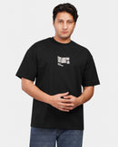 TORINESE "Sideline Black" Minimalist Graphic Oversize