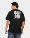 TORINESE "Sideline Black" Minimalist Graphic Oversize