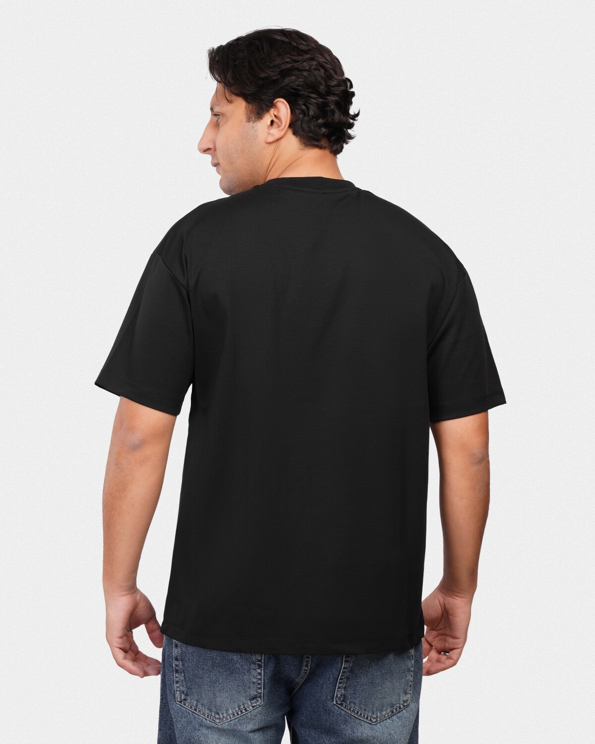 TORINESE "Pathway" Urban Illustration Black Oversize Tee