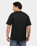 TORINESE "Pathway" Urban Illustration Black Oversize Tee