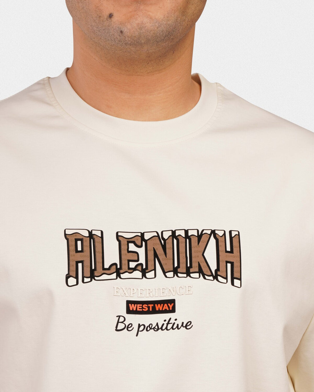 TORINESE "Experience Inspire" Urban Off-White Oversize Tee