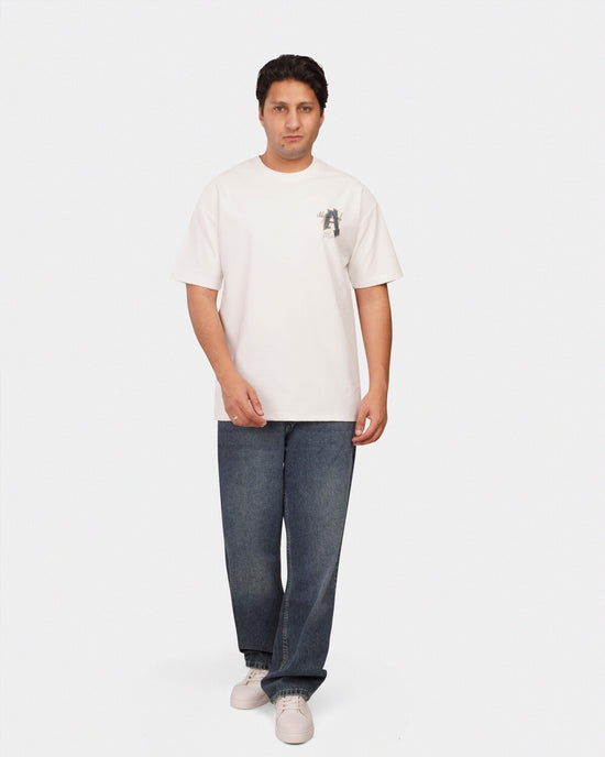 TORINESE "Ivory Essence" Graphic Oversize
