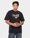 TORINESE "Deep Navy" Graphic Oversize