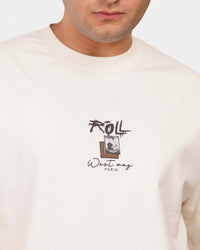 TORINESE "Aura Ivory" Graphic Oversize