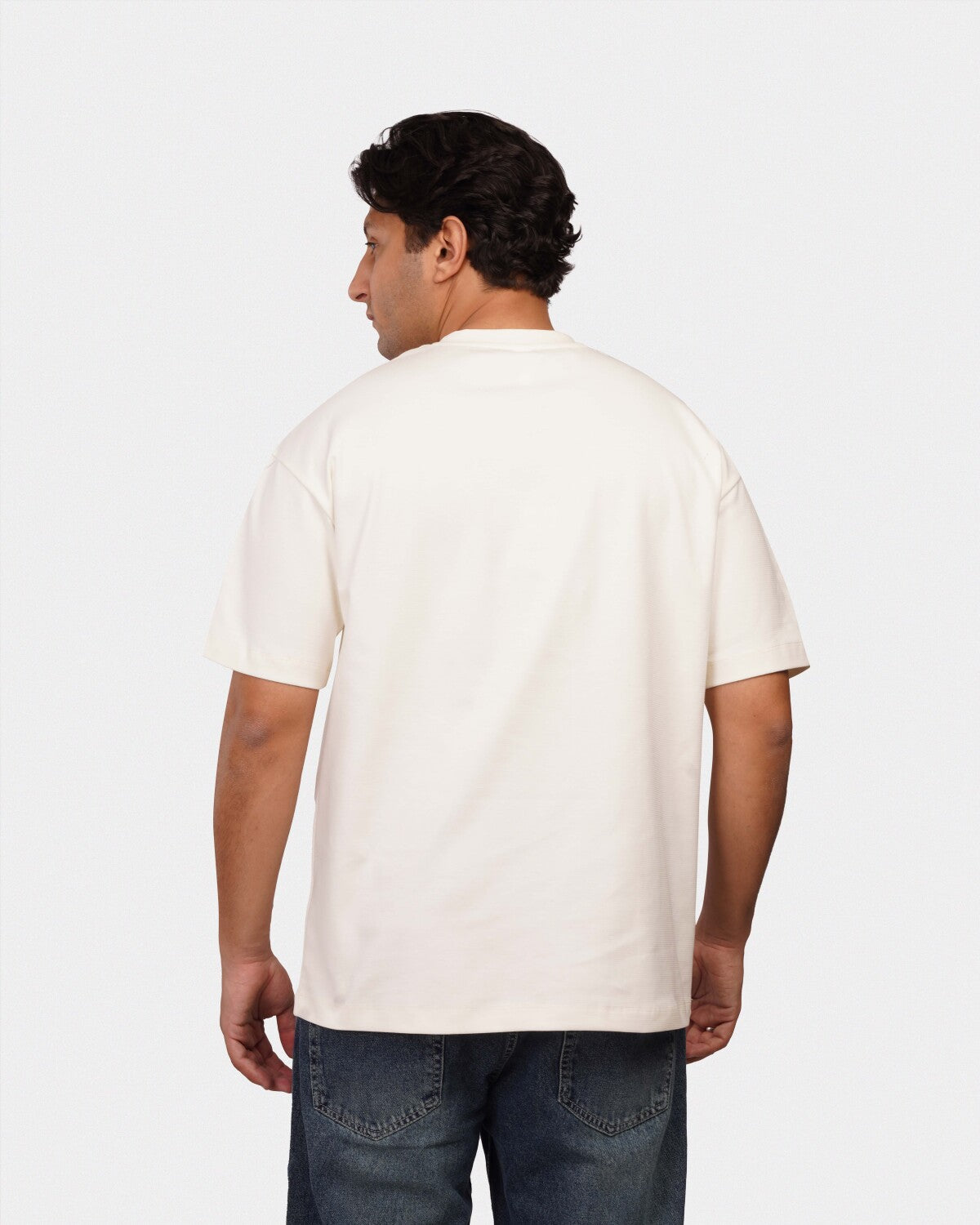 TORINESE "Aura Ivory" Graphic Oversize