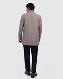 Stand Collar Wool Coat