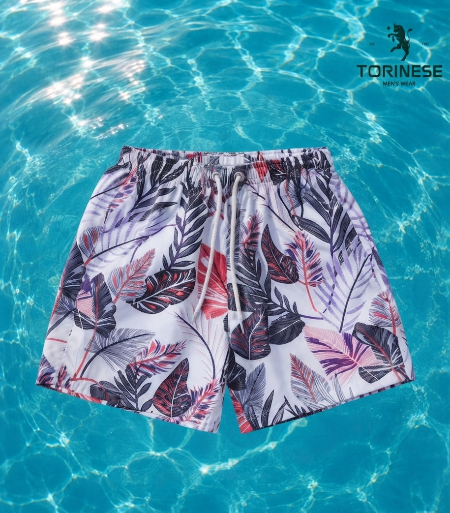 TORINESE Tropical Swim Short – Premium Collection
