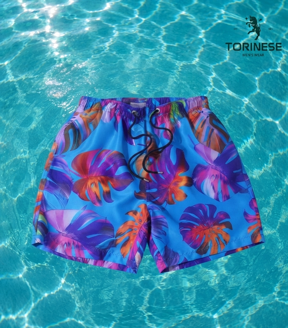 TORINESE Tropical Swim Short – Premium Collection