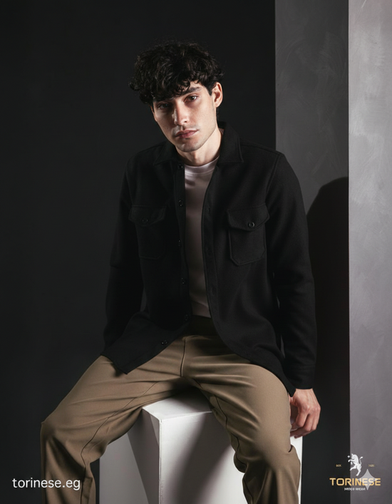 TORINESE Premium Wool Blend Overshirt