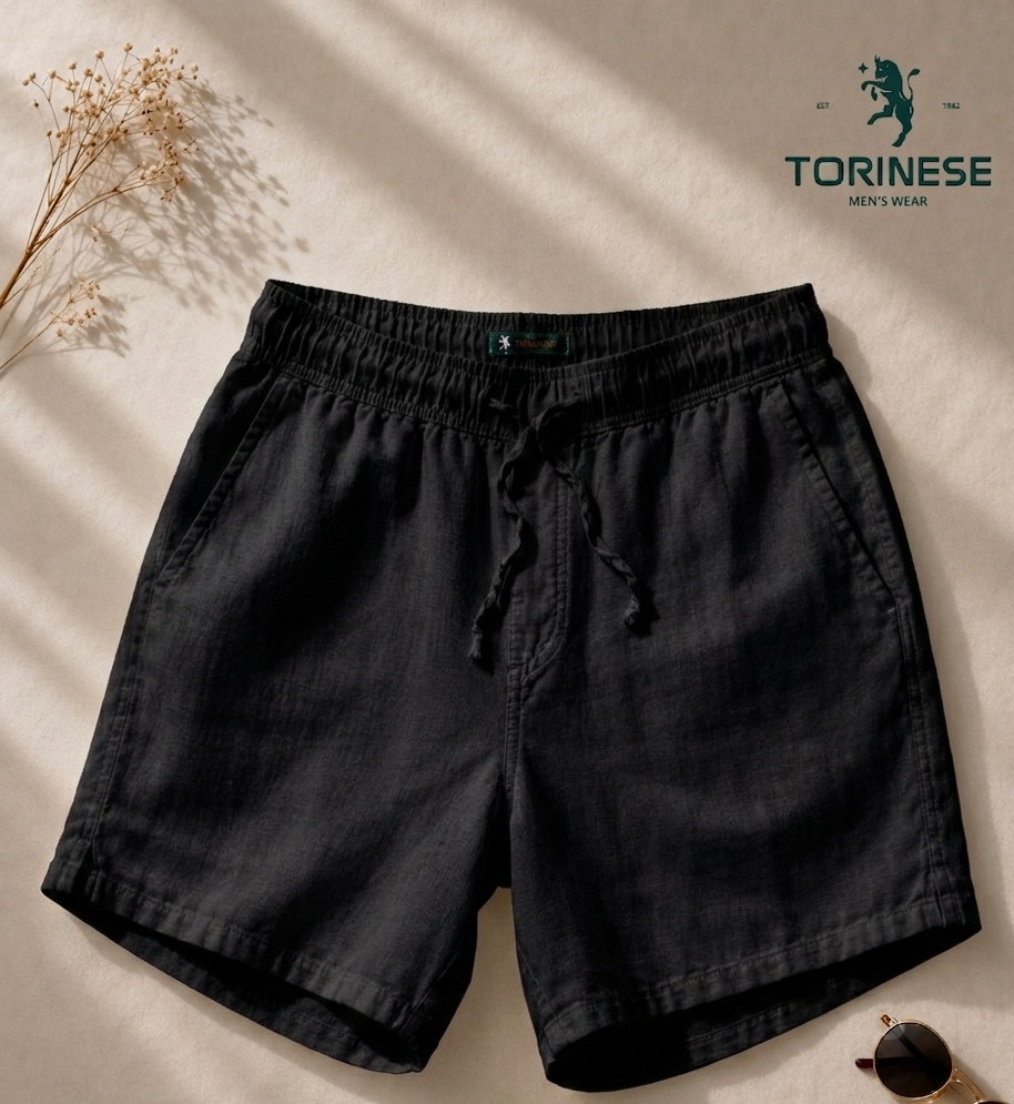 TORINESE Linen-Blend Short – Premium Summer (4 Colors)