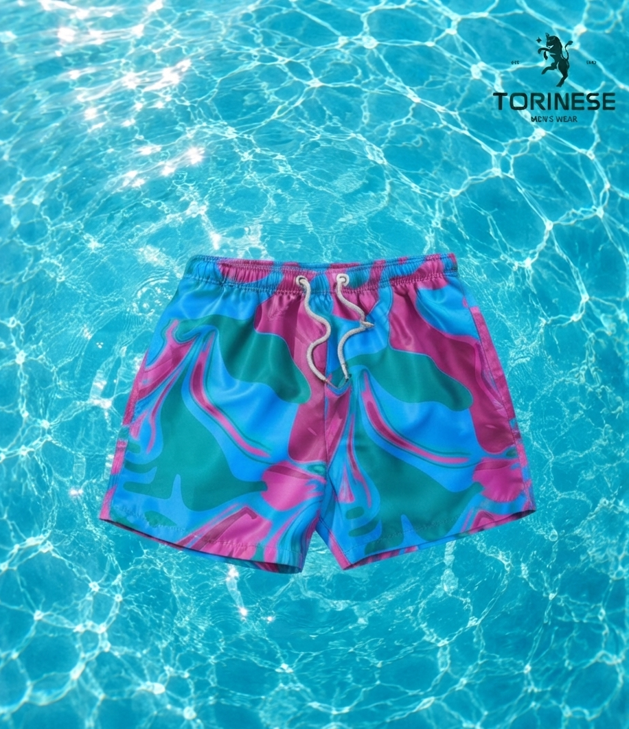 TORINESE Tropical Swim Short – Premium Collection