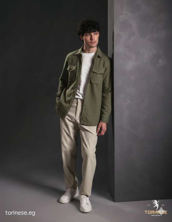 TORINESE Signature Woolen Overshirt