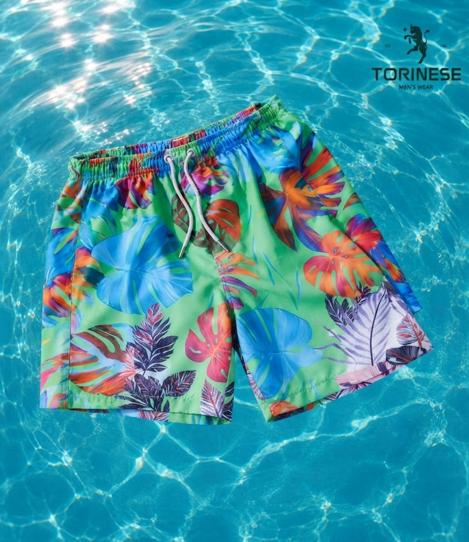 TORINESE Tropical Swim Short – Premium Collection