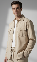 Premium Charcoal Beige Co-ord Set