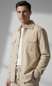 Premium Charcoal Beige Co-ord Set