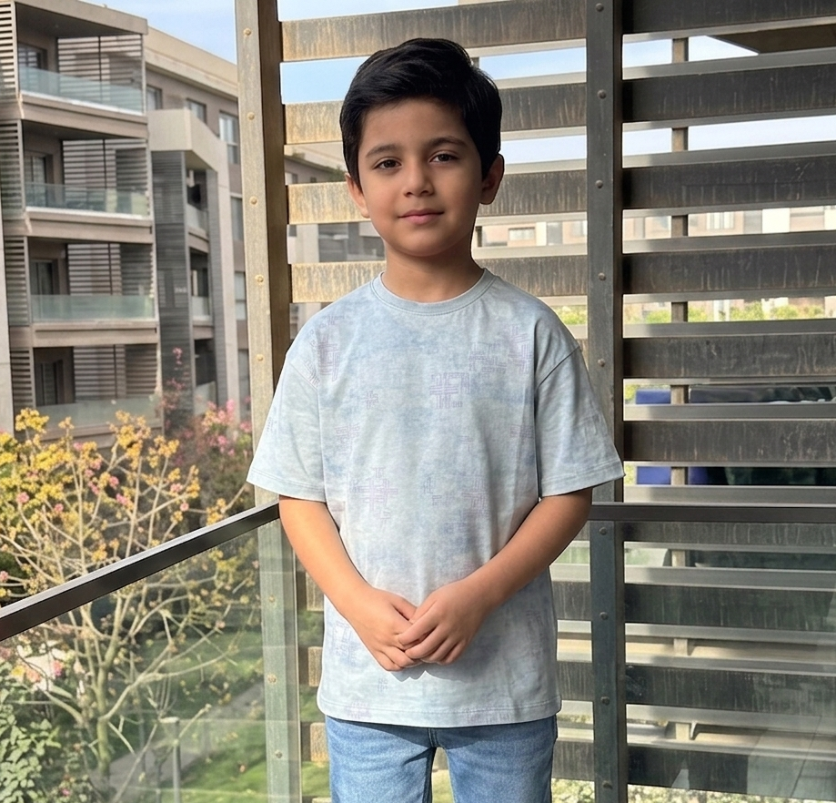Kids Solar-Active Tee – Premium Cotton (4 Colors)