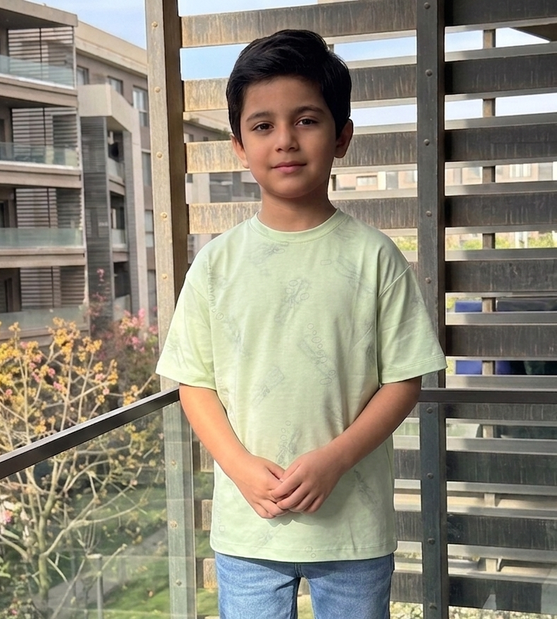 Kids Solar-Graphic Tee – Premium Cotton (4 Colors)