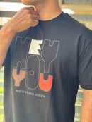 TORINESE "HEY YOU" Multi-Textured Graphic Oversize Tee Collection