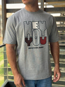TORINESE "HEY YOU" Multi-Textured Graphic Oversize Tee Collection