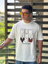 TORINESE "HEY YOU" Multi-Textured Graphic Oversize Tee Collection