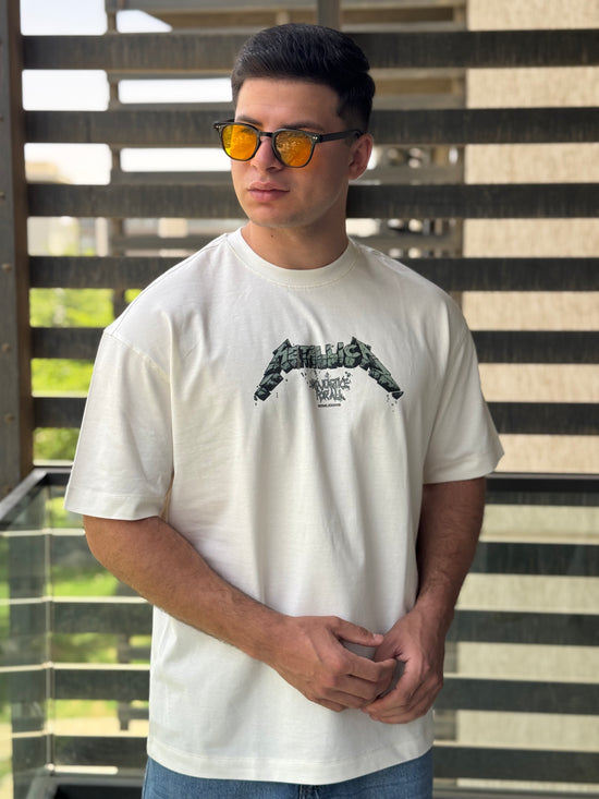 TORINESE "Metallica Justice" Vintage Graphic Oversize Tee Collection