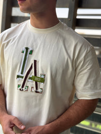 TORINESE "LA" Heavy Rope Stitch Embroidered Oversize Tee Collection