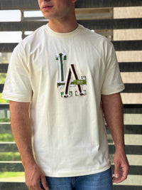TORINESE "LA" Heavy Rope Stitch Embroidered Oversize Tee Collection