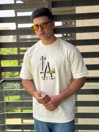 TORINESE "LA" Heavy Rope Stitch Embroidered Oversize Tee Collection