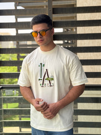 TORINESE "LA" Heavy Rope Stitch Embroidered Oversize Tee Collection