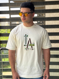 TORINESE "LA" Heavy Rope Stitch Embroidered Oversize Tee Collection