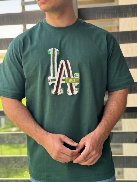 TORINESE "LA" Heavy Rope Stitch Embroidered Oversize Tee Collection