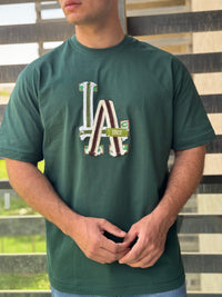 TORINESE "LA" Heavy Rope Stitch Embroidered Oversize Tee Collection