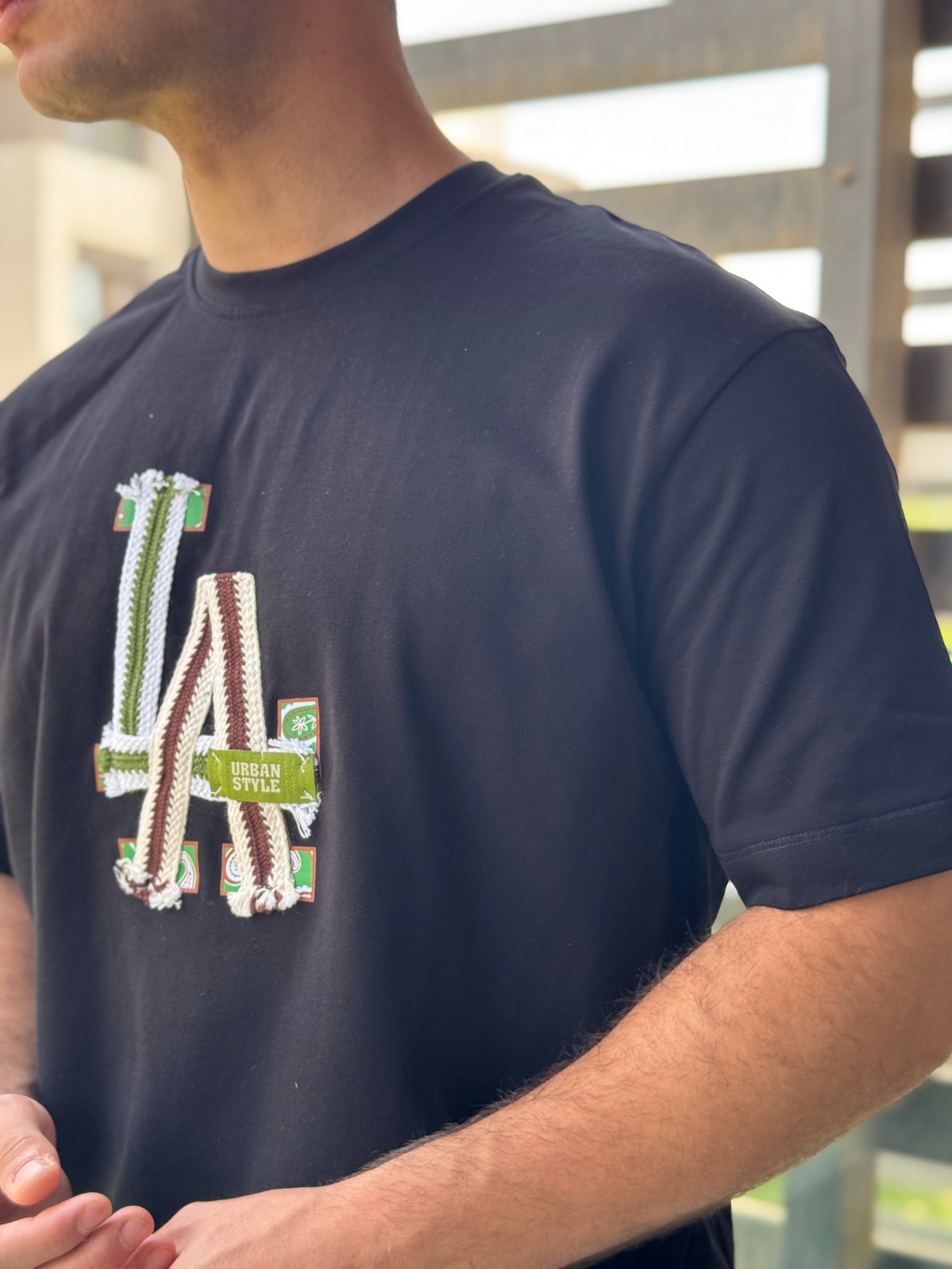 TORINESE "LA" Heavy Rope Stitch Embroidered Oversize Tee Collection