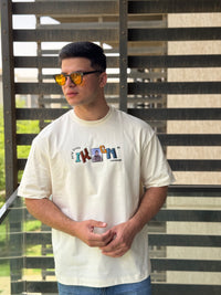TORINESE "BEYOND ILLUSION" Heavy Waffle Knit Exposed-Stitch Oversize Tee Collection
