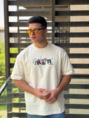 TORINESE "BEYOND ILLUSION" Heavy Waffle Knit Exposed-Stitch Oversize Tee Collection