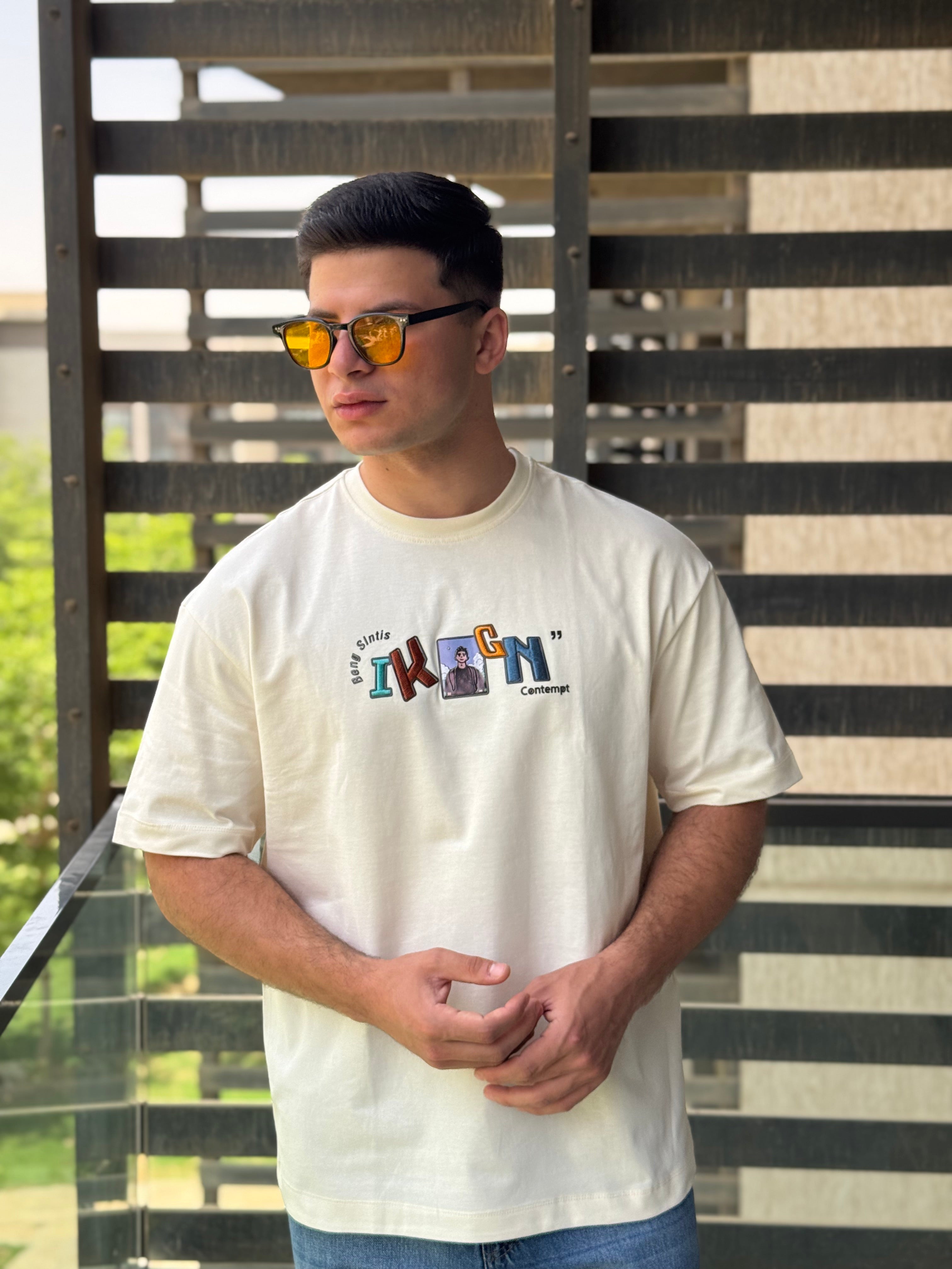 TORINESE "BEYOND ILLUSION" Heavy Waffle Knit Exposed-Stitch Oversize Tee Collection