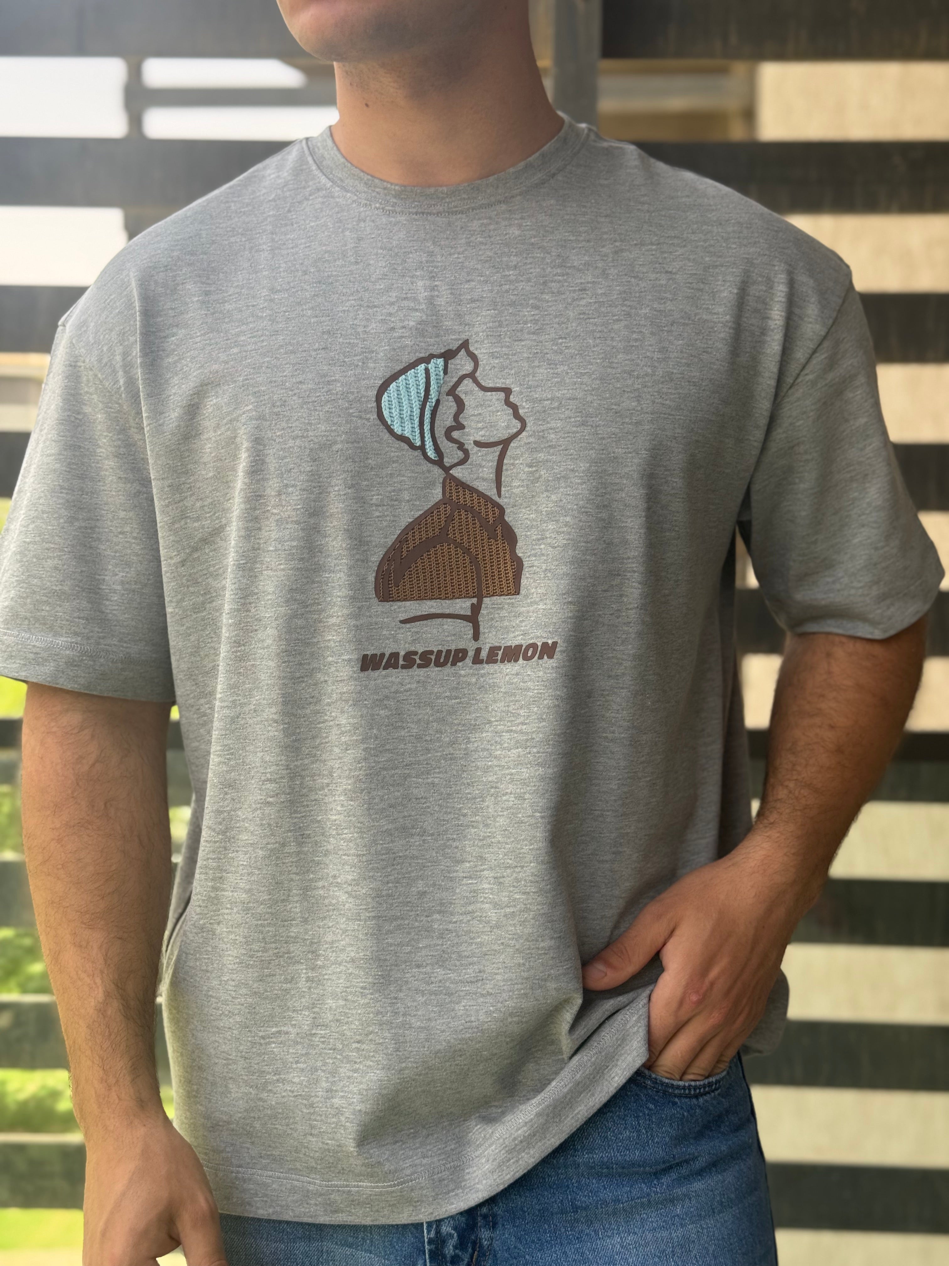 TORINESE "The Box Head" Raised Puff Embroidered Oversize Tee Collection