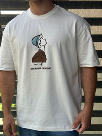 TORINESE "The Box Head" Raised Puff Embroidered Oversize Tee Collection