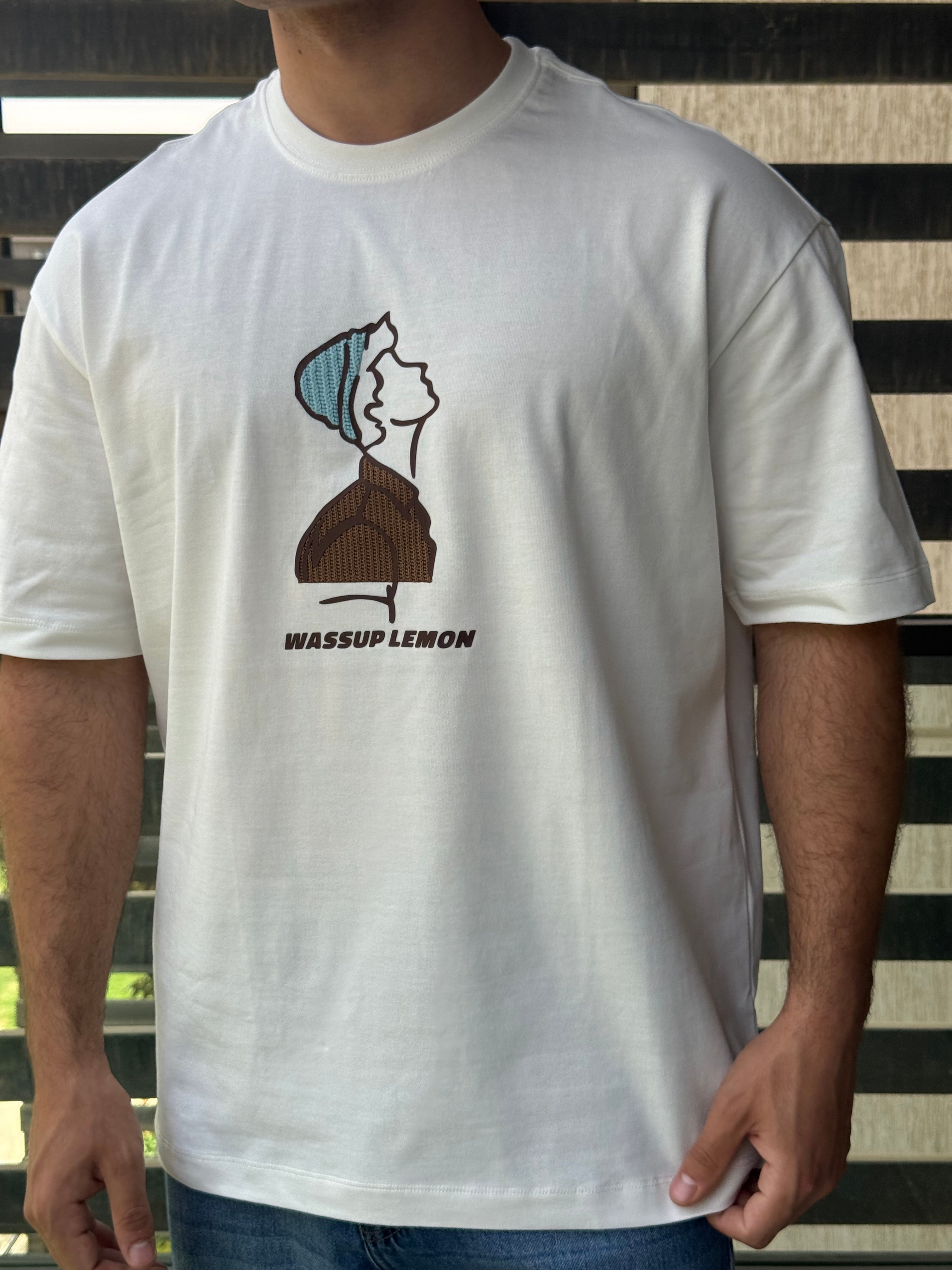 TORINESE "The Box Head" Raised Puff Embroidered Oversize Tee Collection