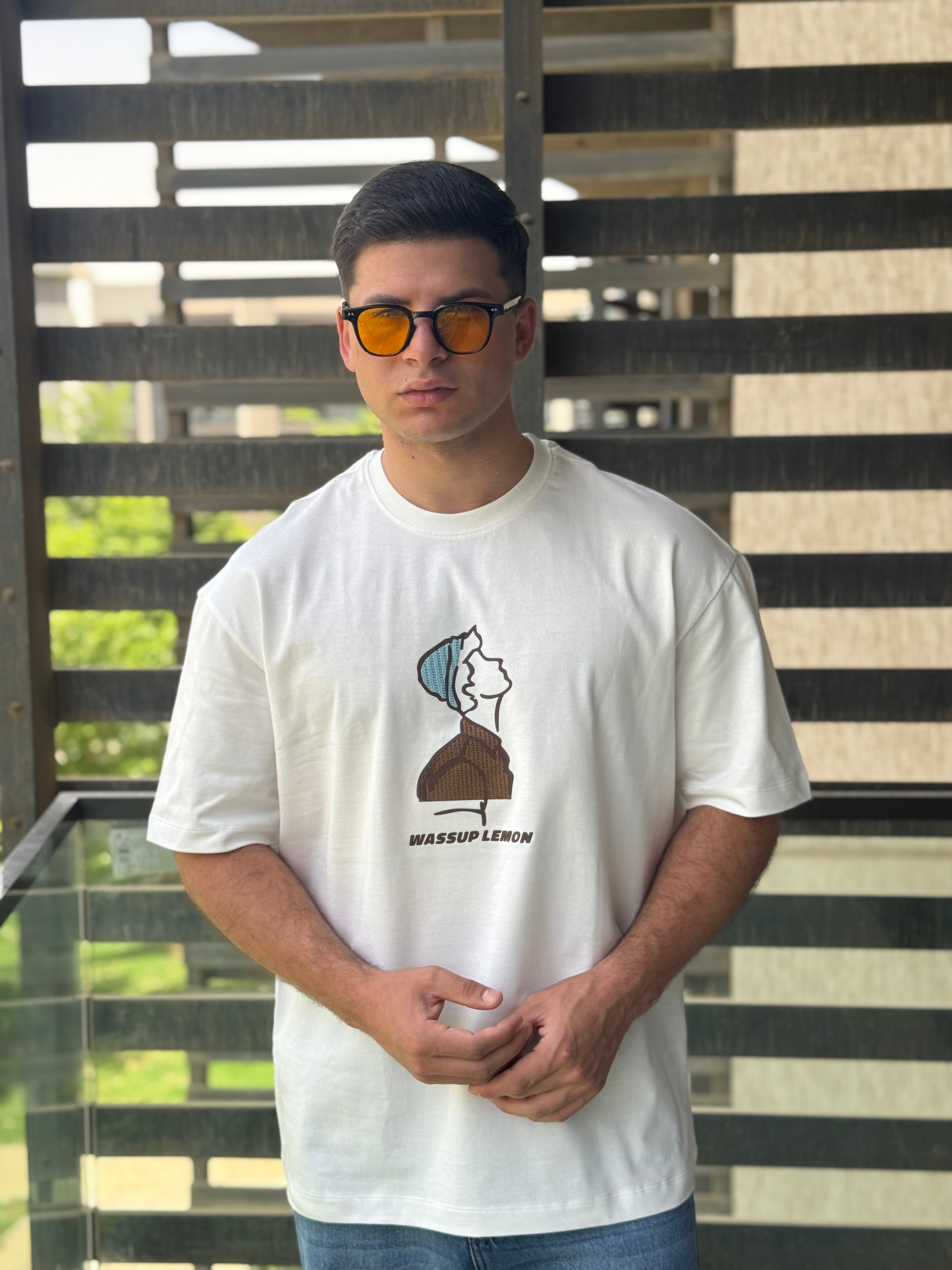 TORINESE "The Box Head" Raised Puff Embroidered Oversize Tee Collection