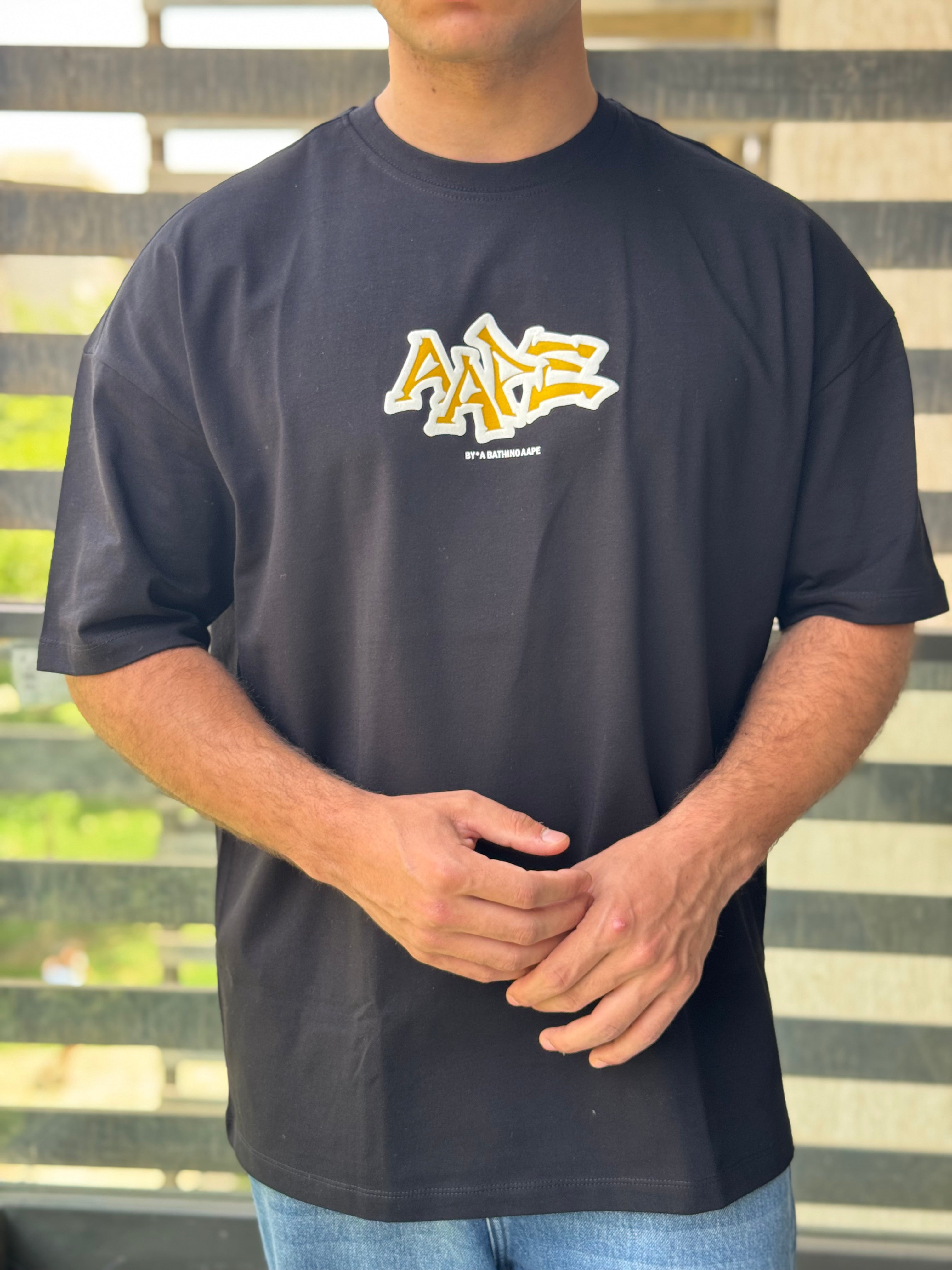 TORINESE "Rock 'n' Roll" Abstract Graphic Oversize Tee Collection