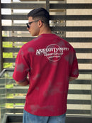 TORINESE "MEDM" Acid-Wash Varsity Oversize Tee Collection