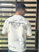 TORINESE "MEDM" Acid-Wash Varsity Oversize Tee Collection