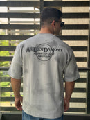 TORINESE "MEDM" Acid-Wash Varsity Oversize Tee Collection