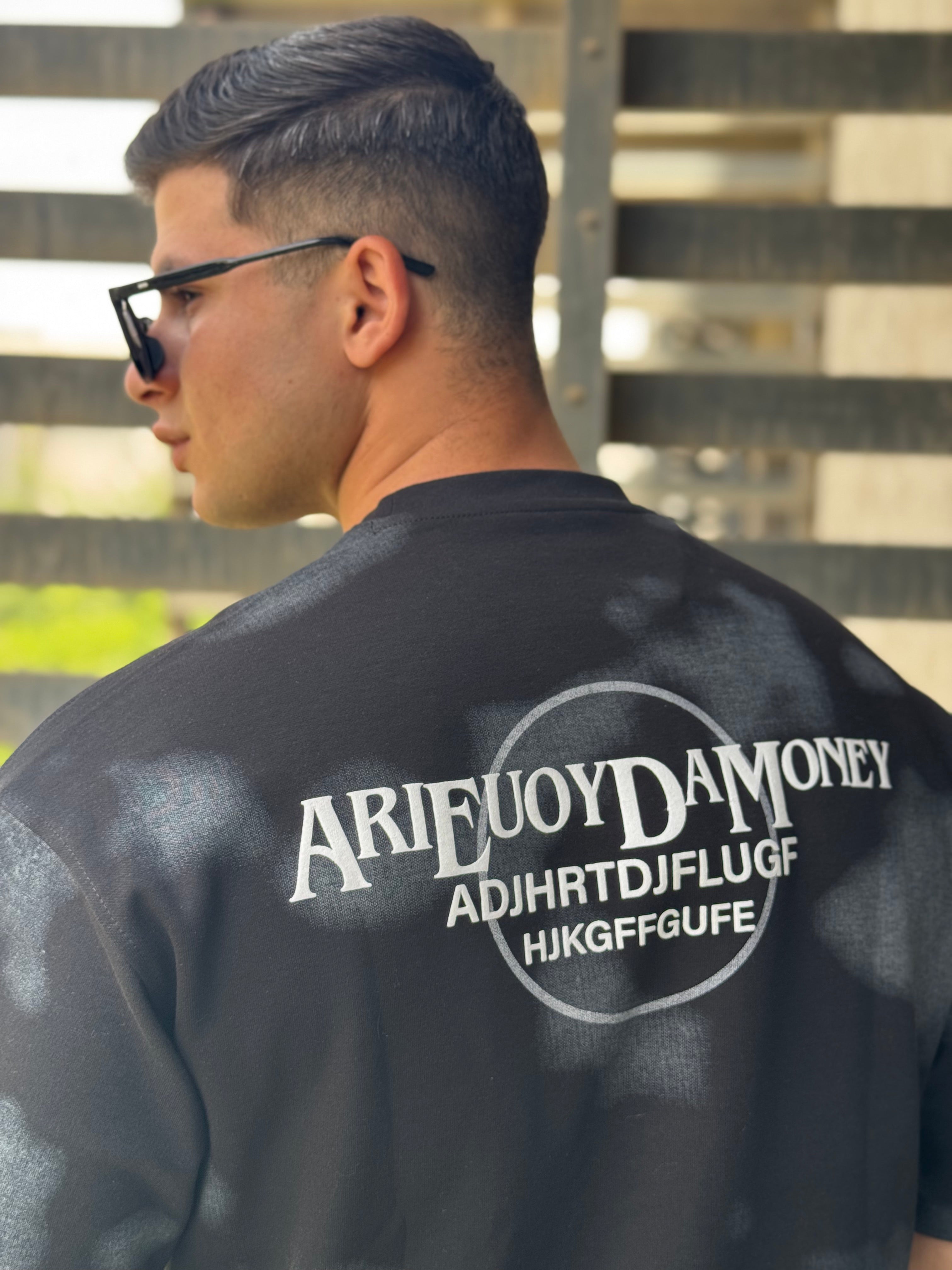 TORINESE "MEDM" Acid-Wash Varsity Oversize Tee Collection