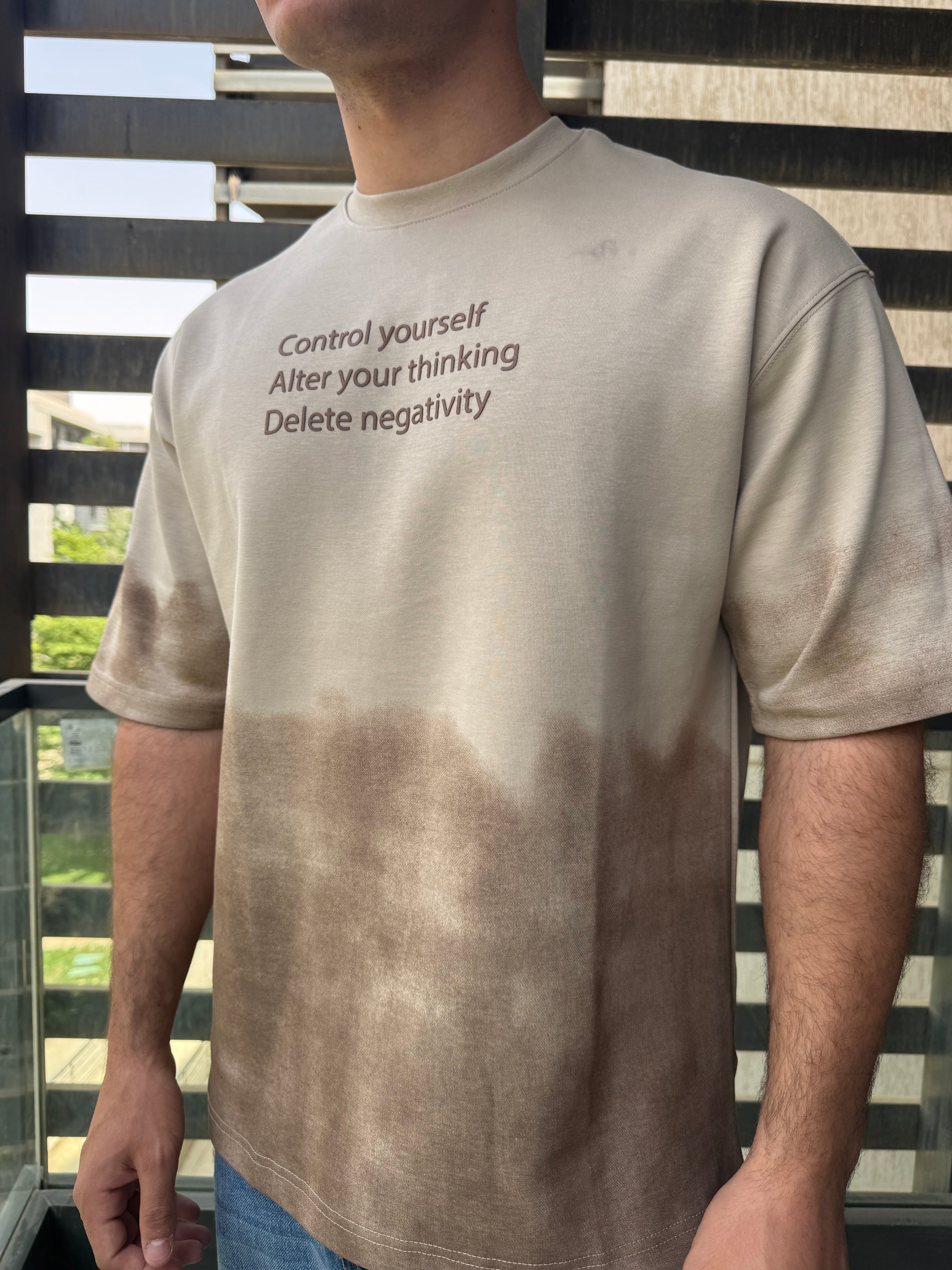TORINESE "Mindset" Dip-Dye Statement Oversize Tee Collection