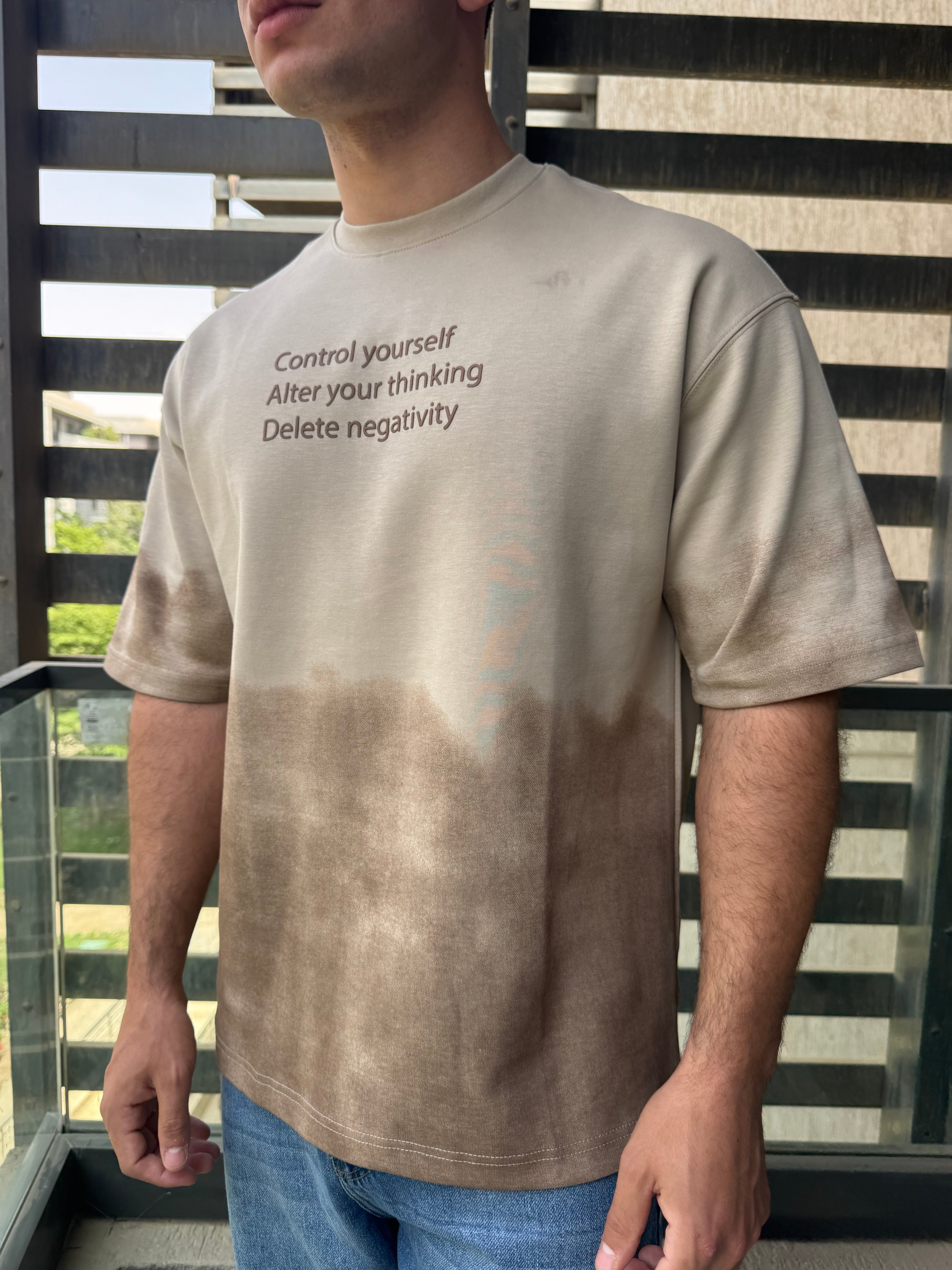 TORINESE "Mindset" Dip-Dye Statement Oversize Tee Collection