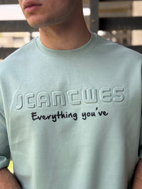 TORINESE "Everything" Embossed Typography Oversize Tee Collection
