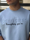 TORINESE "Everything" Embossed Typography Oversize Tee Collection